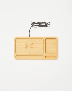 Natura Selection Electrónica Y Gadget^Bandeja Con Cargador Wireless