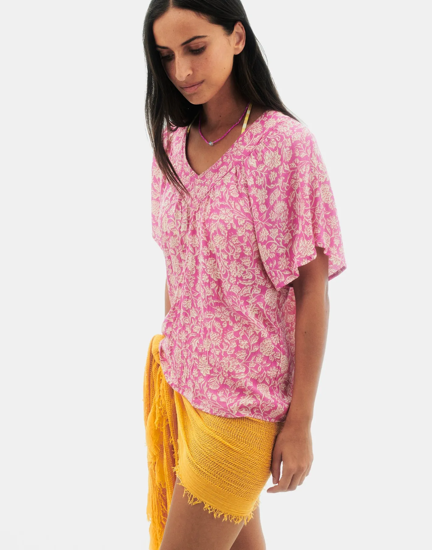 Natura Selection Camisas Y Blusas|Camisetas Y Tops^Blusa Rose