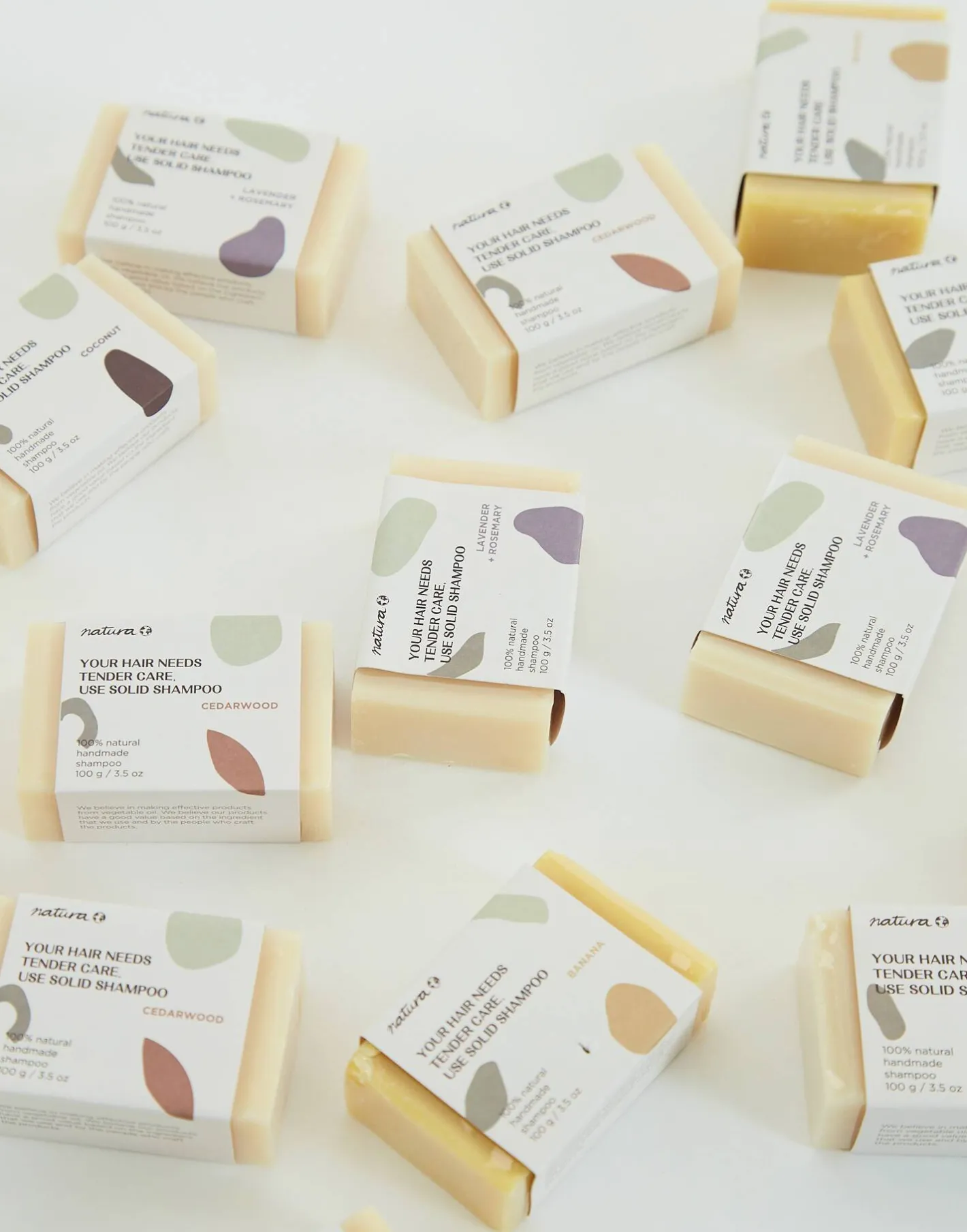 Natura Selection Jabones|Viaje^Champú En Pastilla 100gr