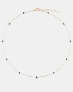 Natura Selection Bisutería^Collar Dorado Piedra Color