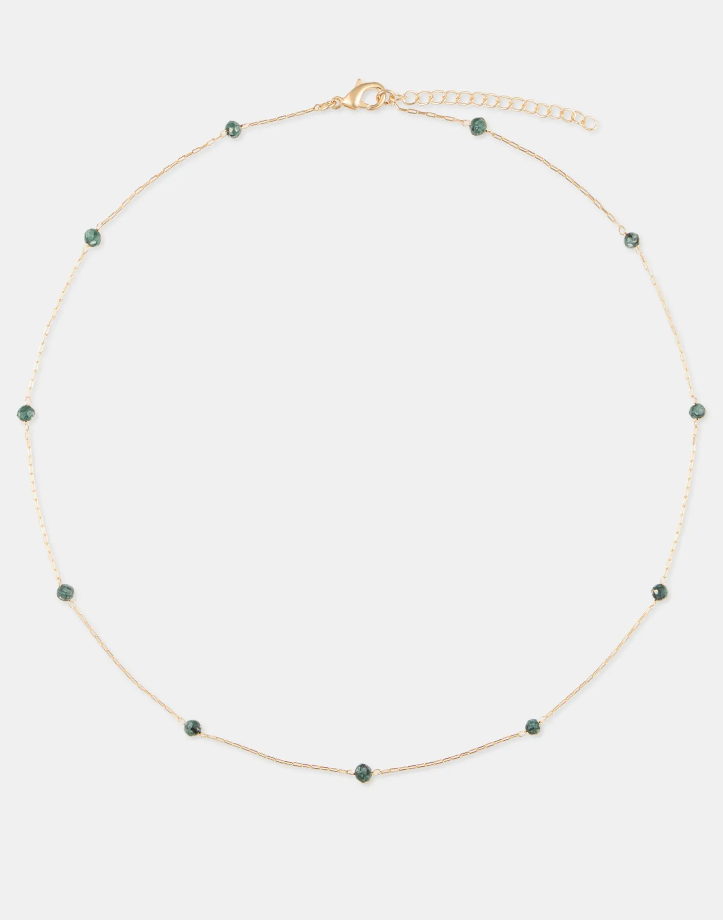 Natura Selection Bisutería^Collar Dorado Piedra Color