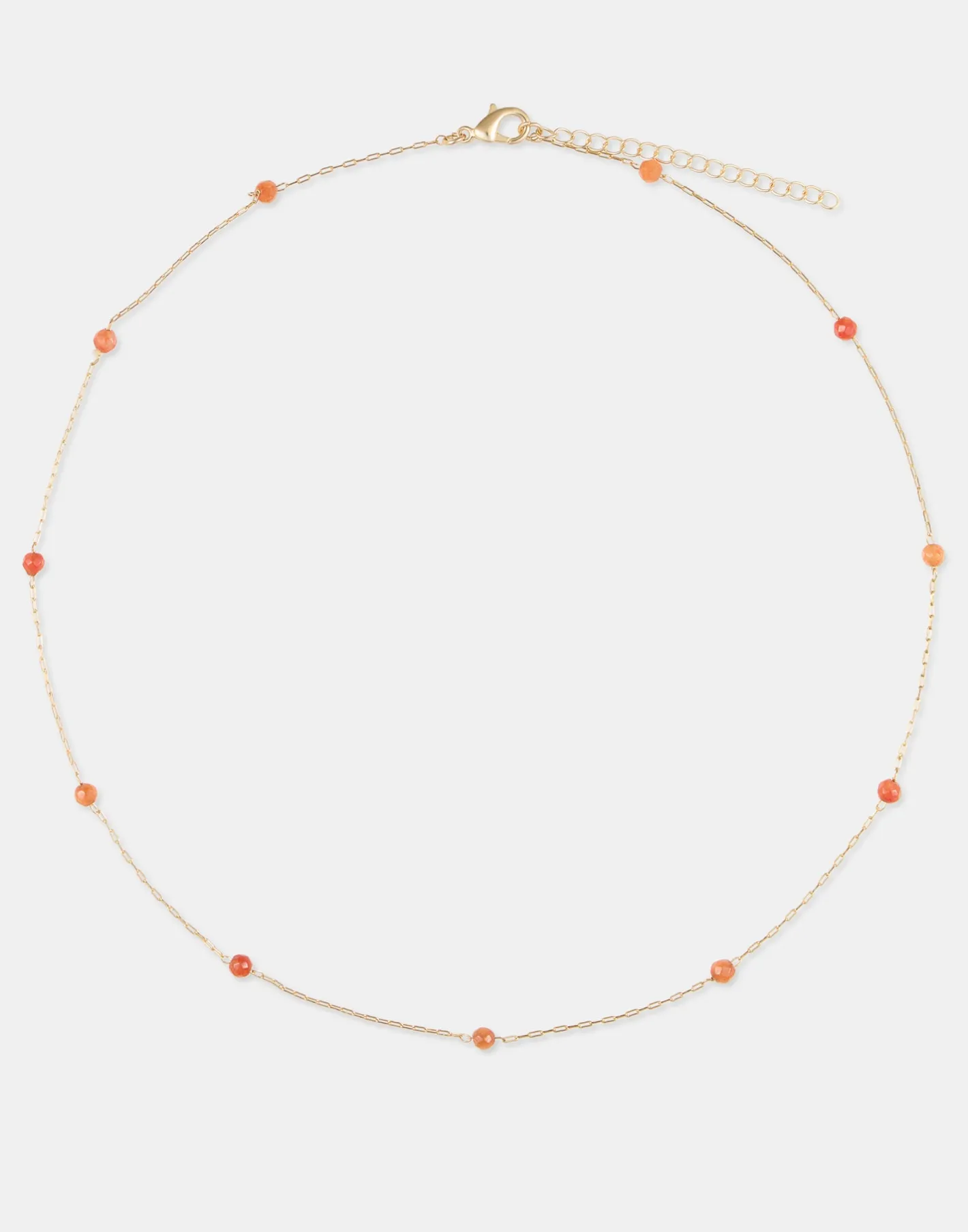 Natura Selection Bisutería^Collar Dorado Piedra Color