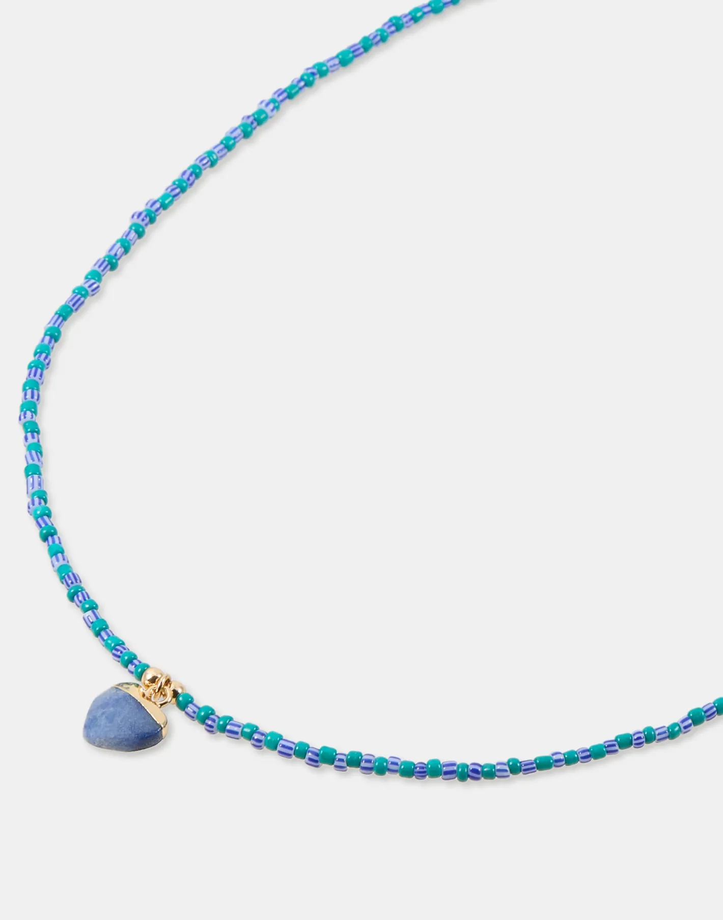 Natura Selection Bisutería^Collar Minicorazón Piedra