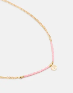 Natura Selection Bisutería^Collar Oro Beads Minicharm