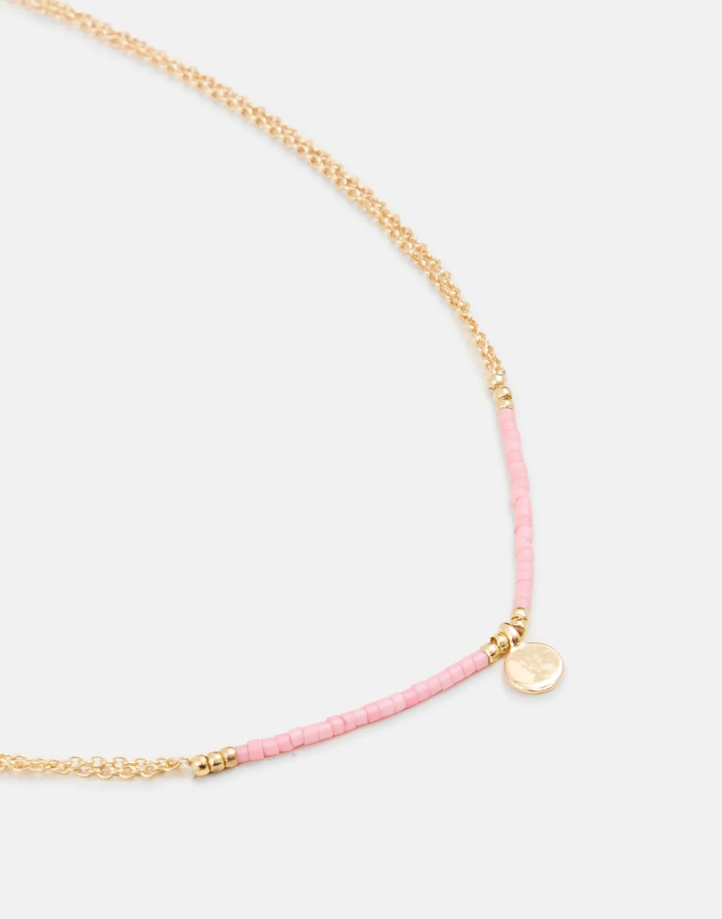 Natura Selection Bisutería^Collar Oro Beads Minicharm