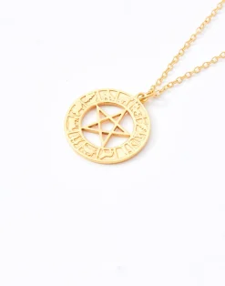 Natura Selection Bisutería^Collar Zodíaco Estrella Baño De Oro