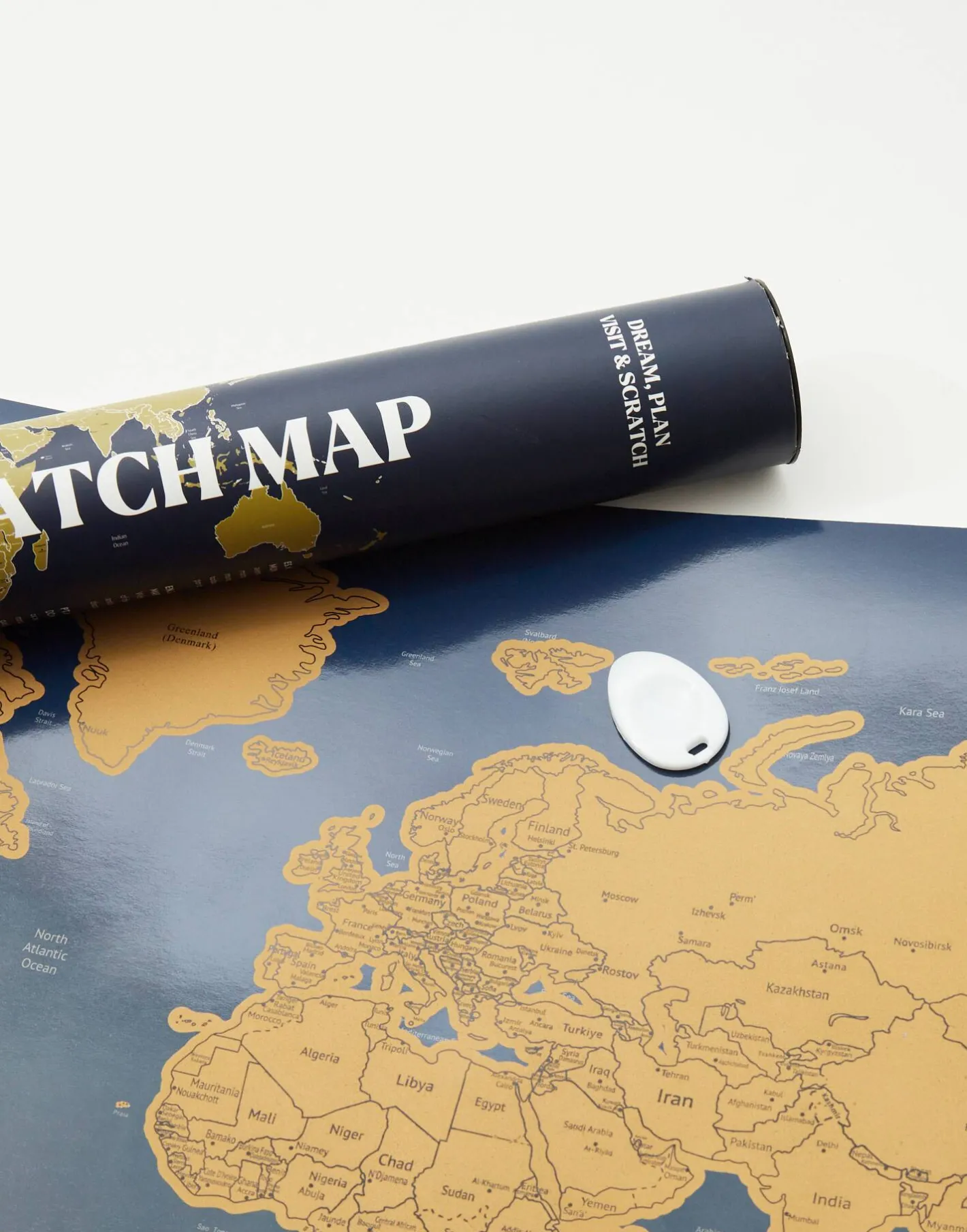 Natura Selection Juegos^Mapamundi Para Rascar