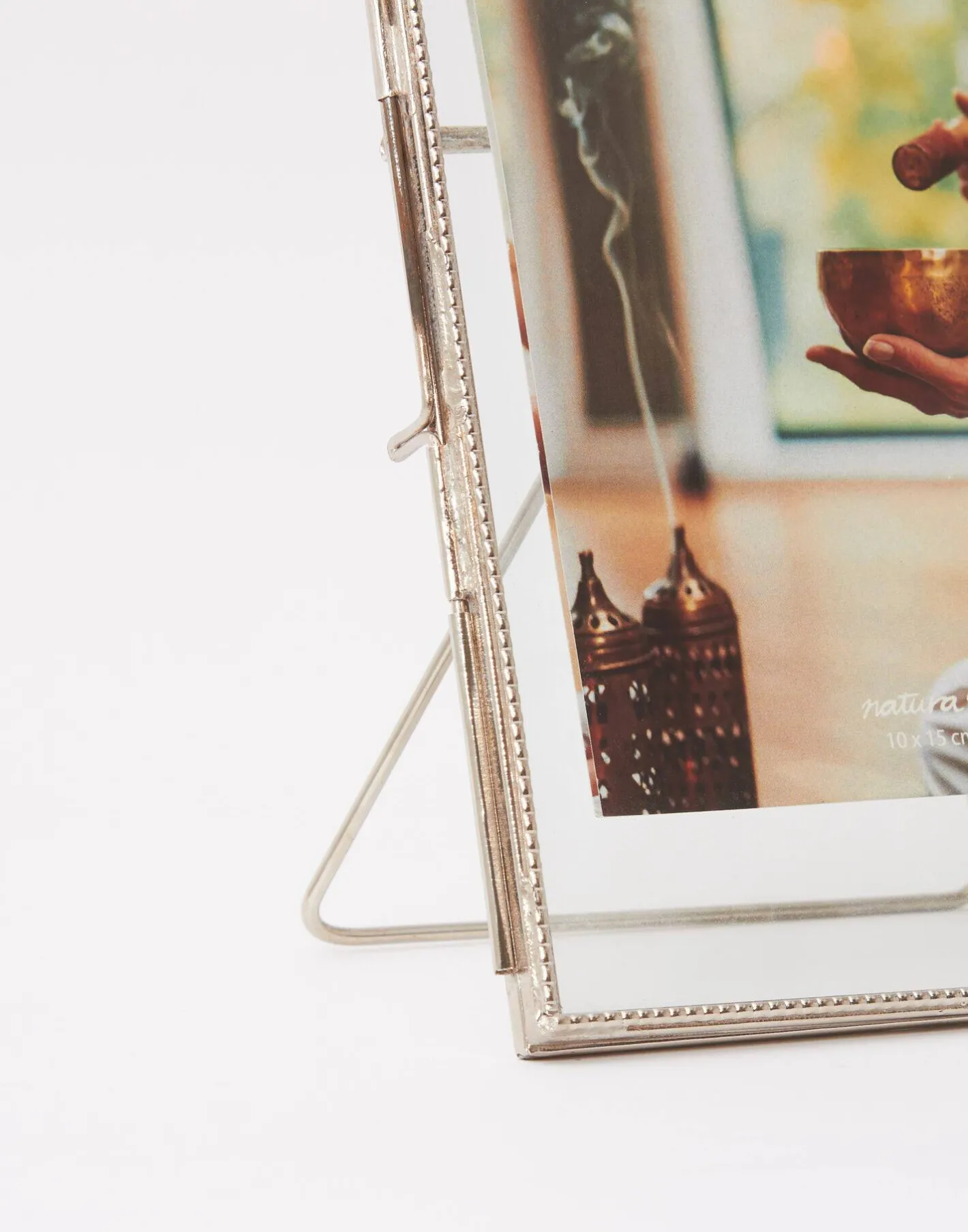 Natura Selection Decoración^Marco Níquel Bolitas