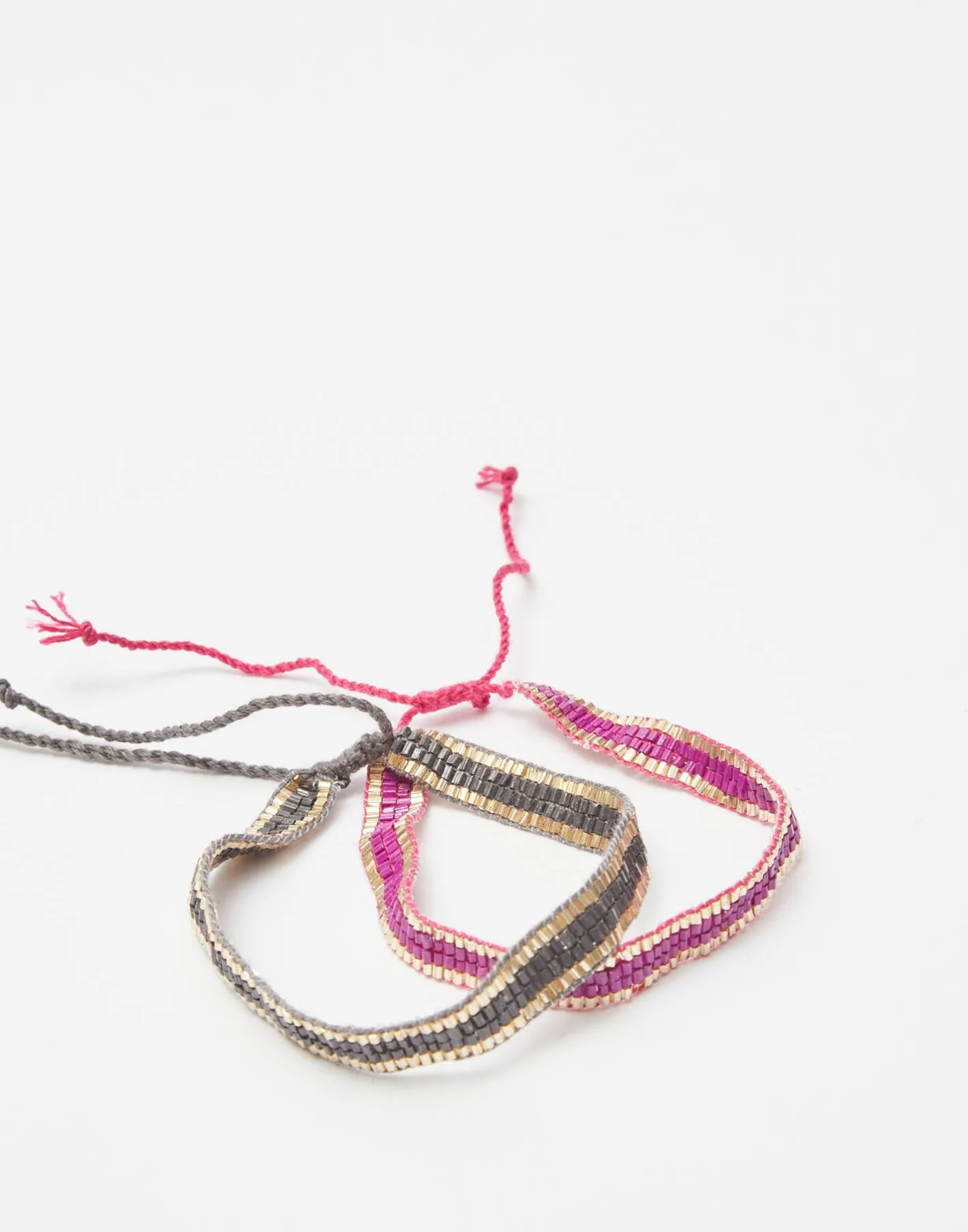 Natura Selection Bisutería^Pack 2 Pulseras Ribete Dorado