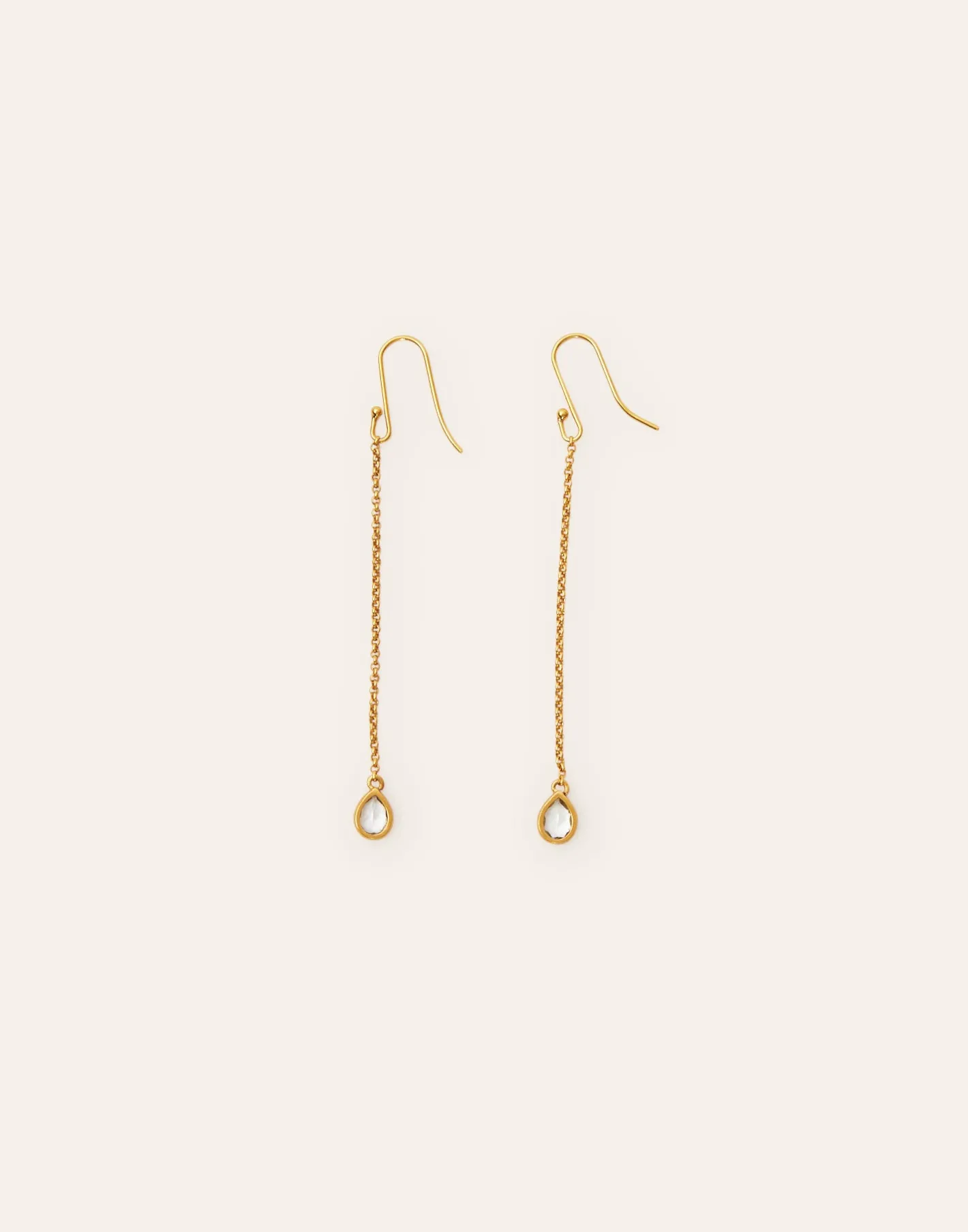 Natura Selection Bisutería^Pendiente Largo Diamante