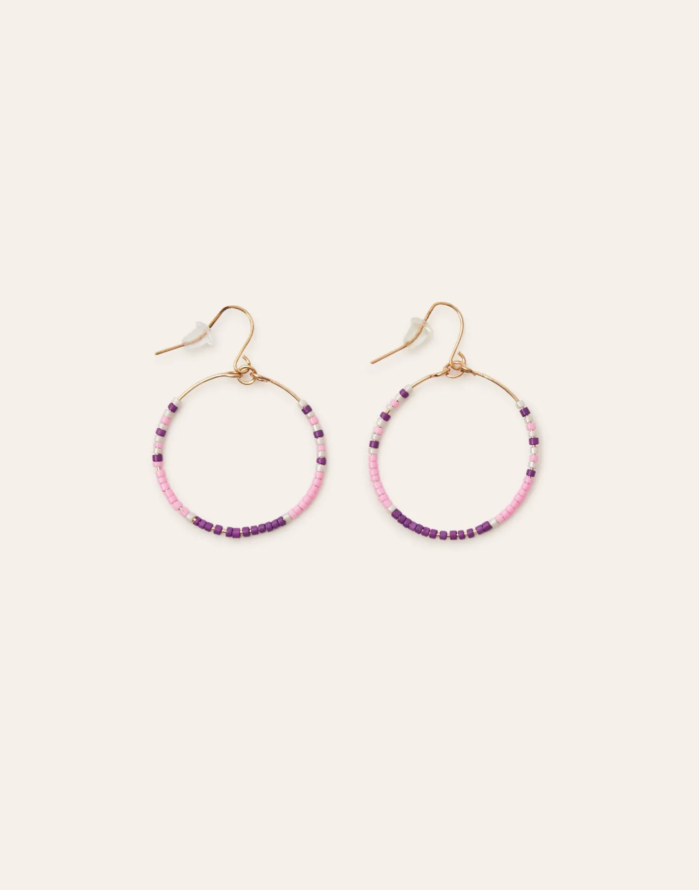 Natura Selection Bisutería^Pendientes Aro Beads