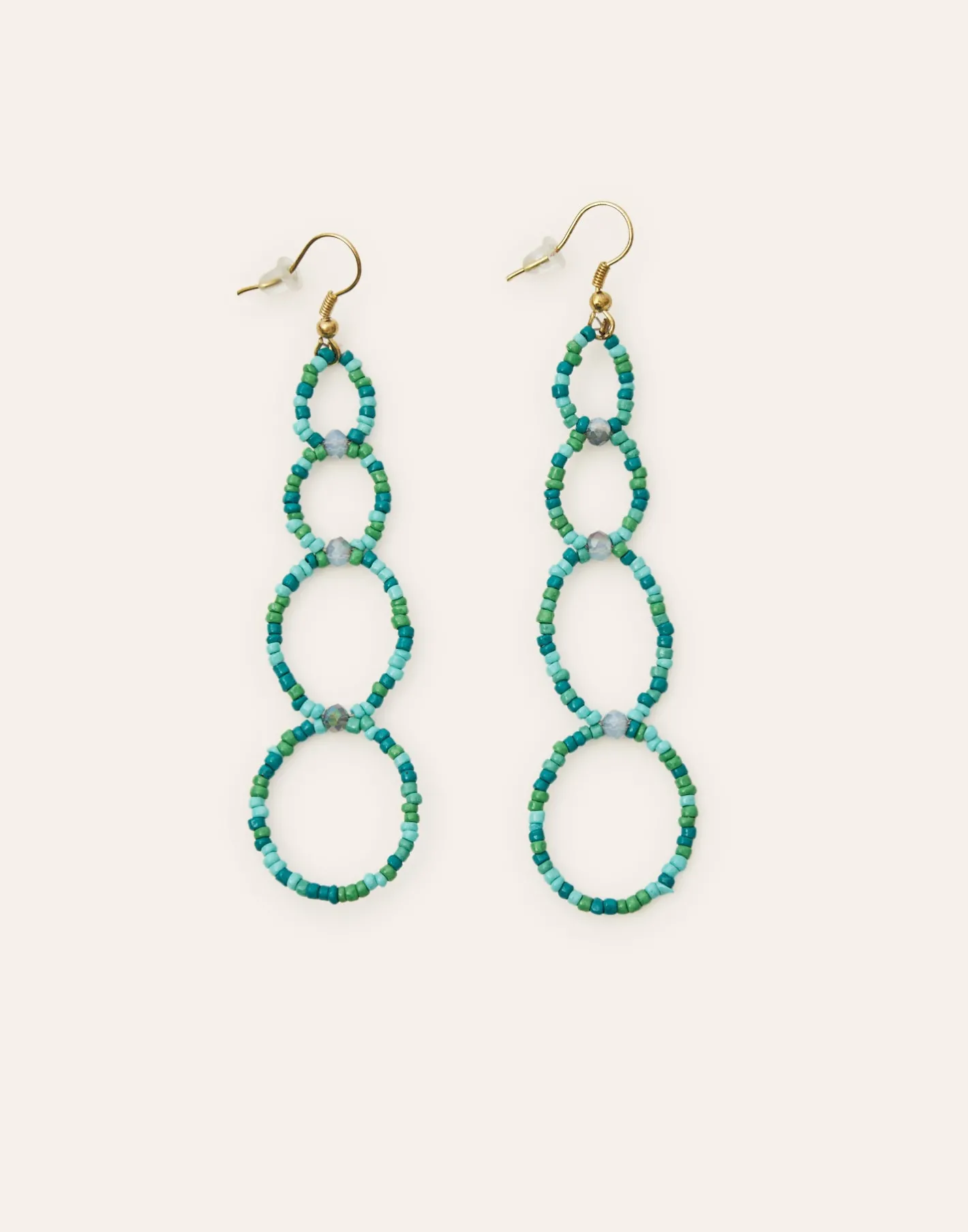 Natura Selection Bisutería^Pendientes Aros Beads