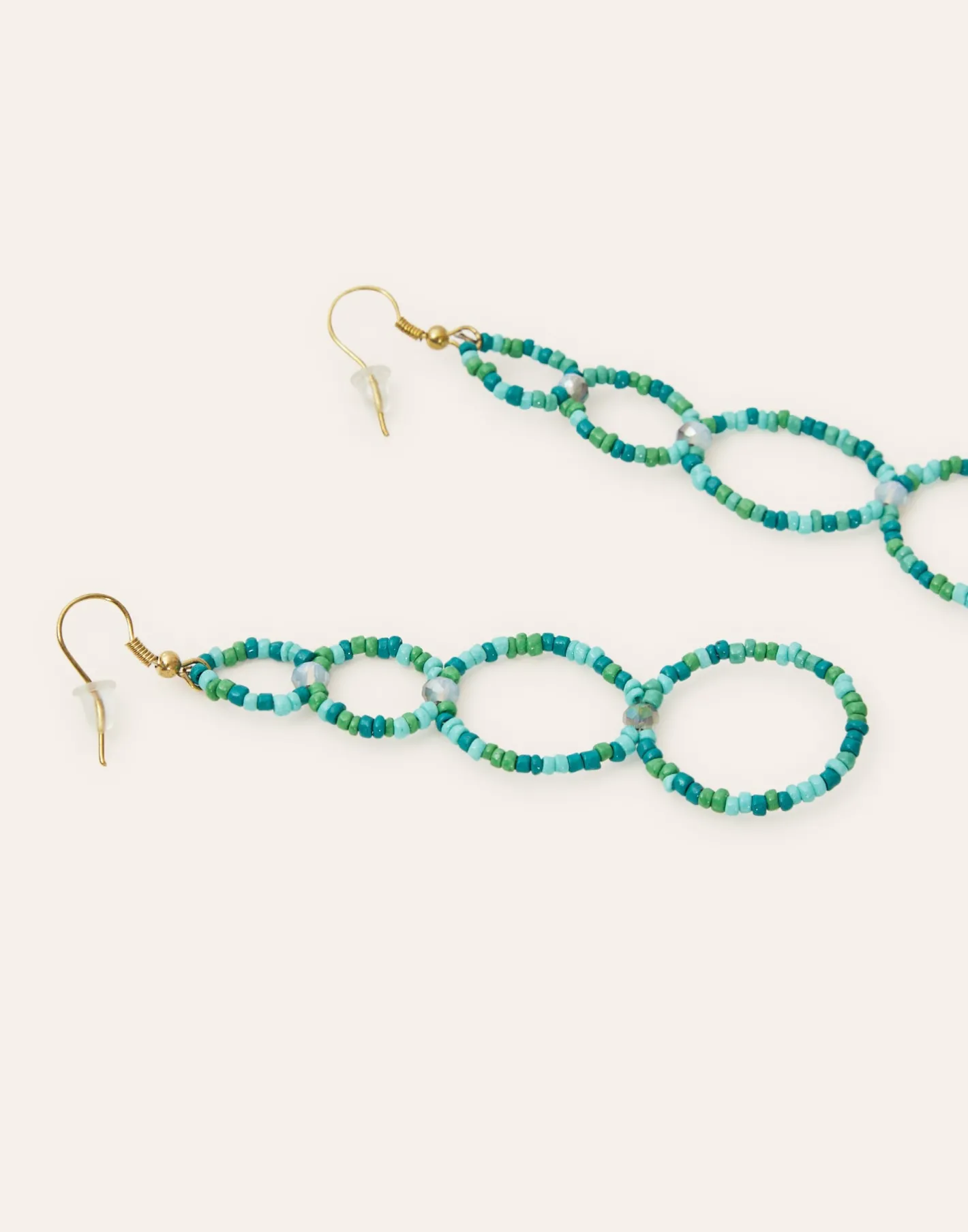 Natura Selection Bisutería^Pendientes Aros Beads