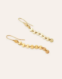 Natura Selection Bisutería^Pendientes Largos Círculos