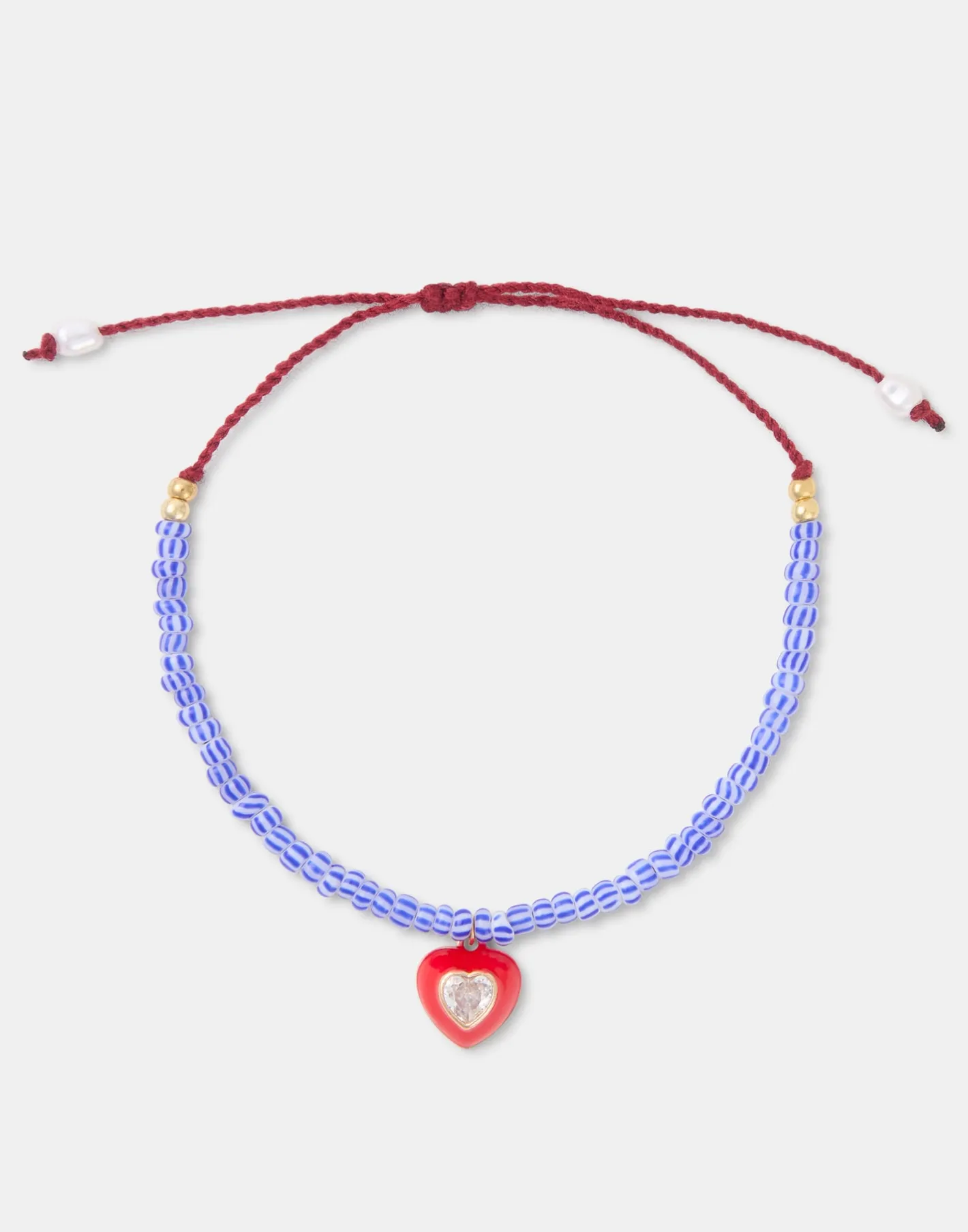 Natura Selection Bisutería^Pulsera Charm Corazón Diamante
