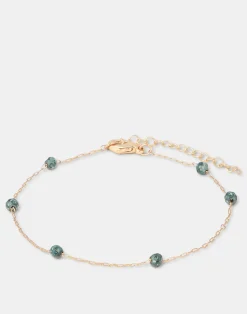 Natura Selection Bisutería^Pulsera Dorada Piedra Color