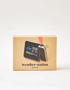 Natura Selection Electrónica Y Gadget^Reloj Despertador Con Estación Meteorológica Y Proyector