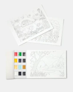 Natura Selection Papelería|Juegos^Set Libro Para Acuarela Y Acuarelas