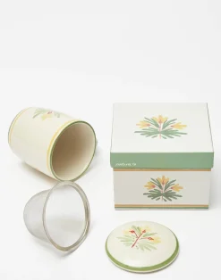 Natura Selection Cocina^Taza Cerámica Con Filtro Flores