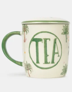 Natura Selection Cocina^Taza Té Palmeras