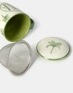 Natura Selection Cocina^Taza Té Palmeras