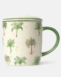 Natura Selection Cocina^Taza Té Palmeras
