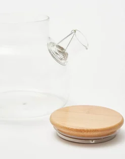 Natura Selection Cocina^Tetera Cristal Tapa Bambú