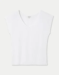 Natura Selection Camisetas Y Tops^Top Manga Corta Pico