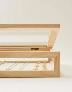 Natura Selection Decoración^Vitrina Cristal Y Madera Grande