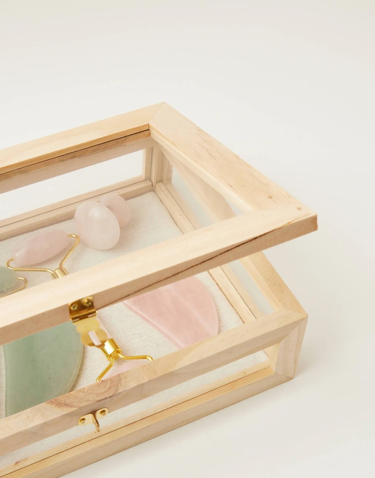 Natura Selection Decoración^Vitrina Cristal Y Madera Pequeña