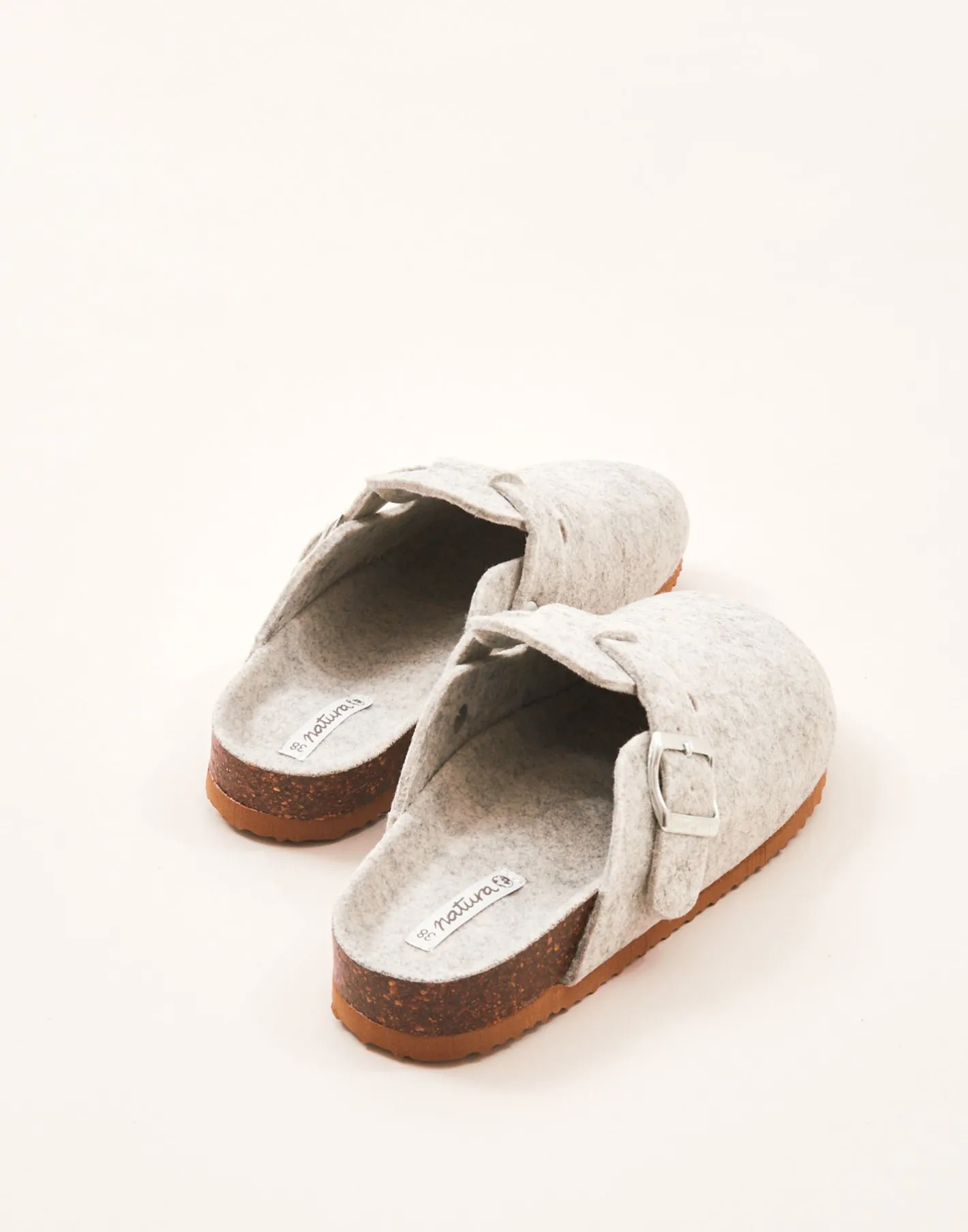 Natura Selection Zapatillas^Zueco Ergonómico Fieltro